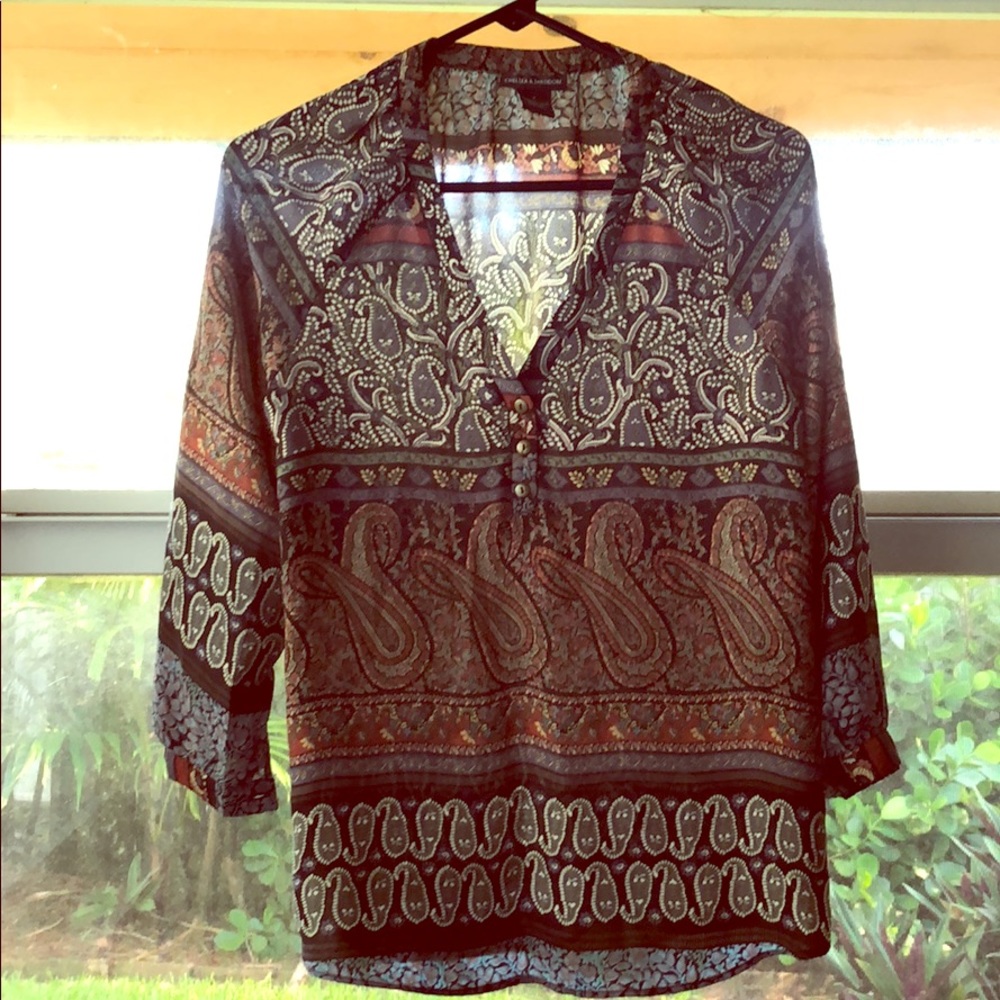 V neck blouse